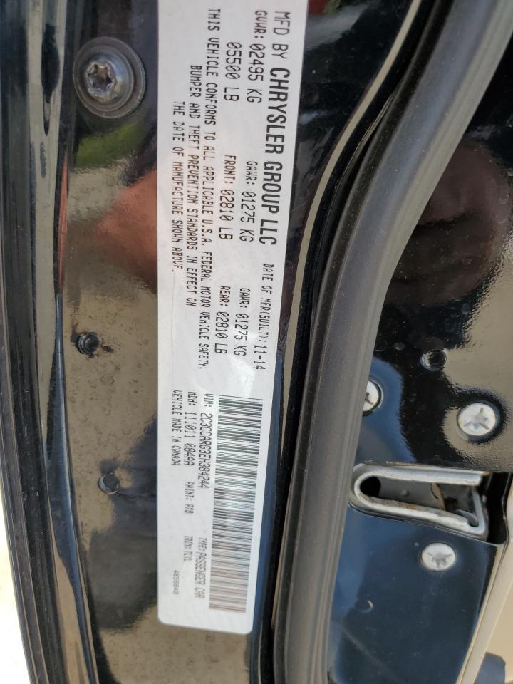 2014 Chrysler 300 VIN: 2C3CCARG3EH384244 Lot: 63784355