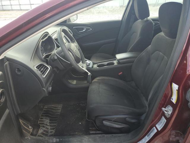  CHRYSLER 200 2015 Burgundy