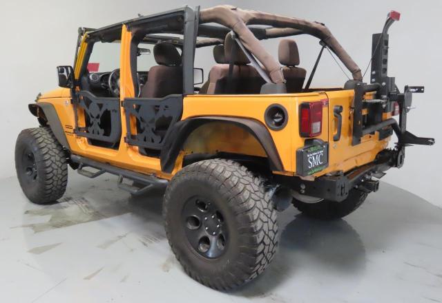 Parquets JEEP WRANGLER 2012 Pomarańczowy