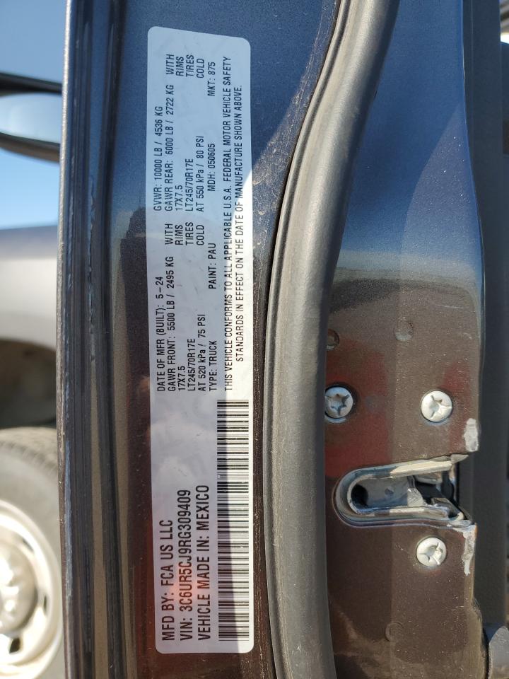 2024 Ram 2500 Tradesman VIN: 3C6UR5CJ9RG309409 Lot: 63661795