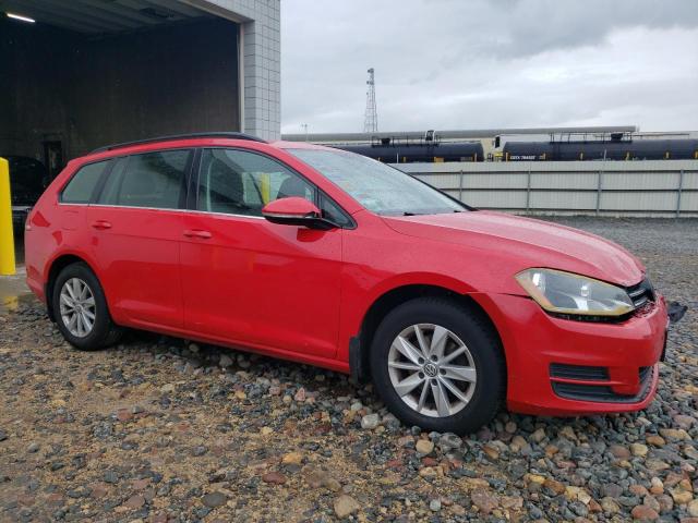  VOLKSWAGEN GOLF 2015 Red