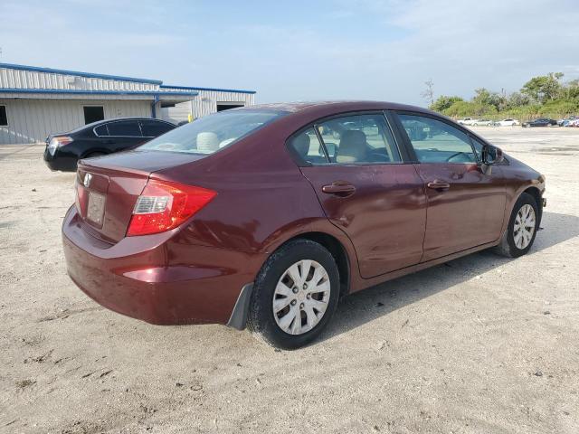  HONDA CIVIC 2012 Burgundy