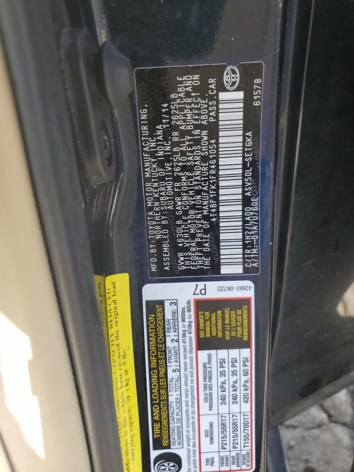 4t4bf1fk1fr461054 4T4BF1FK1FR461054 2015 Toyota Camry Le