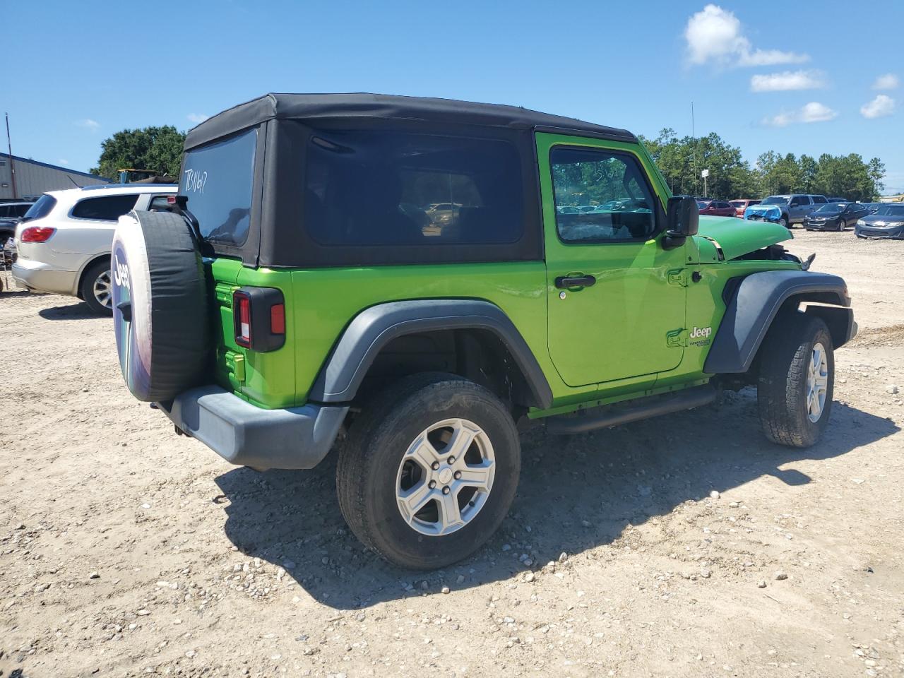 2019 Jeep Wrangler Sport green null gas 1C4GJXAG9KW553231 photo #4