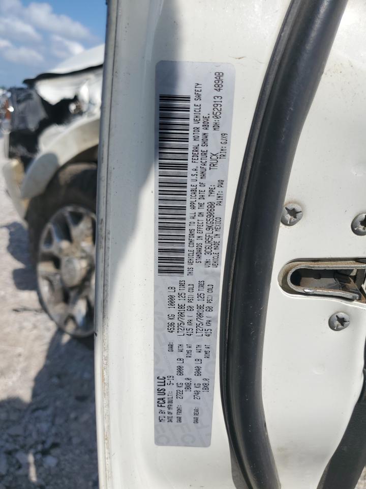 2019 Ram 2500 Laramie VIN: 3C6UR5FL9KG590680 Lot: 66140045