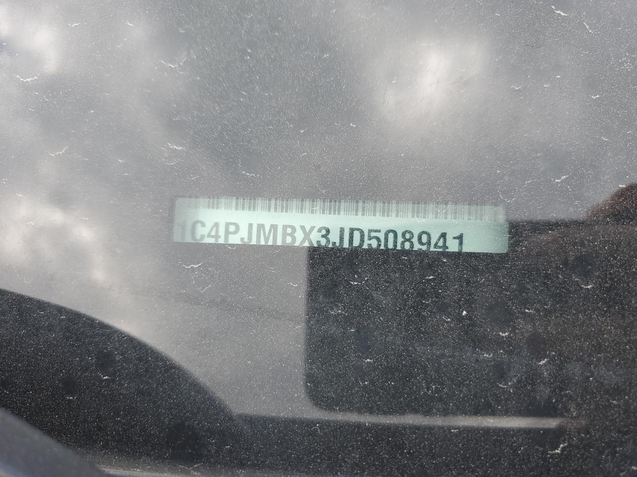 2018 Jeep Cherokee Trailhawk VIN: 1C4PJMBX3JD508941 Lot: 92829575