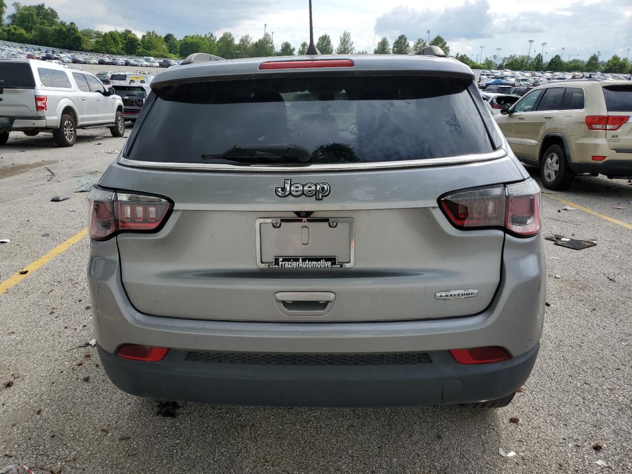 2021 Jeep Compass Latitude VIN: 3C4NJCBB8JT166242 Lot: 65028185