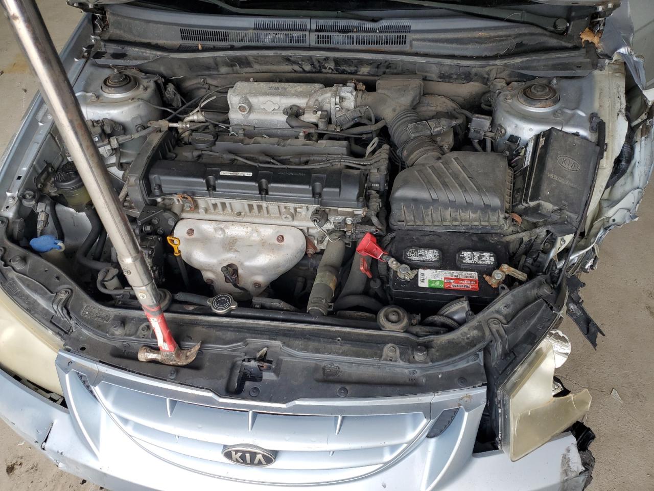 2006 Kia Spectra Lx VIN: KNAFE121565276898 Lot: 65329645