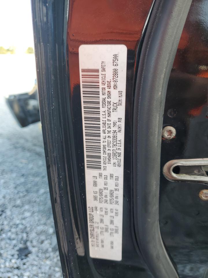 2012 Dodge Ram 1500 Slt VIN: 1C6RD7LT8CS339194 Lot: 64201905