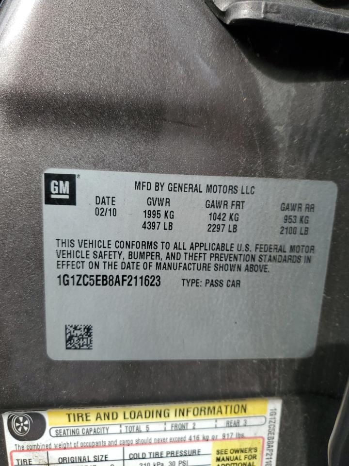 2010 Chevrolet Malibu 1Lt VIN: 1G1ZC5EB8AF211623 Lot: 64652255