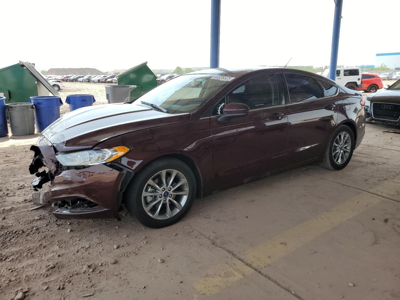 2017 Ford Fusion Se VIN: 3FA6P0H75HR142062 Lot: 63306325