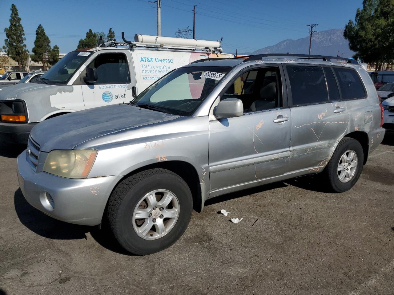 2001 Toyota Highlander VIN: JTEHF21AX10002601 Lot: 66485575