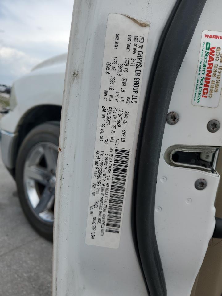 2011 Dodge Ram 1500 VIN: 1D7RB1GT5BS611923 Lot: 63463745
