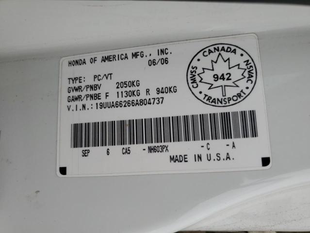 2006 ACURA 3.2TL   