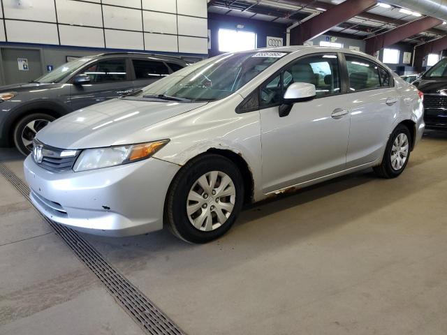2012 HONDA CIVIC LX   for sale at Copart CT - HARTFORD SPRINGFIELD