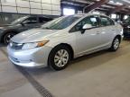 2012 HONDA CIVIC LX   for sale at Copart CT - HARTFORD SPRINGFIELD