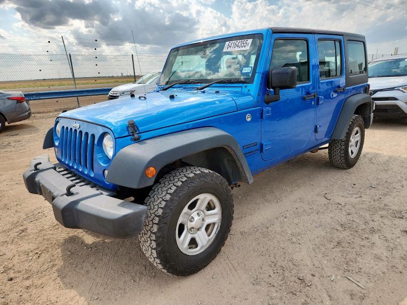  JEEP WRANGLER 2016 Синий
