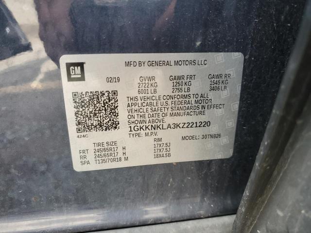 Фото: 1GKKNKLA3KZ221220