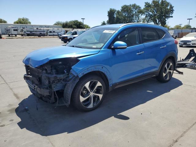  HYUNDAI TUCSON 2016 Синий