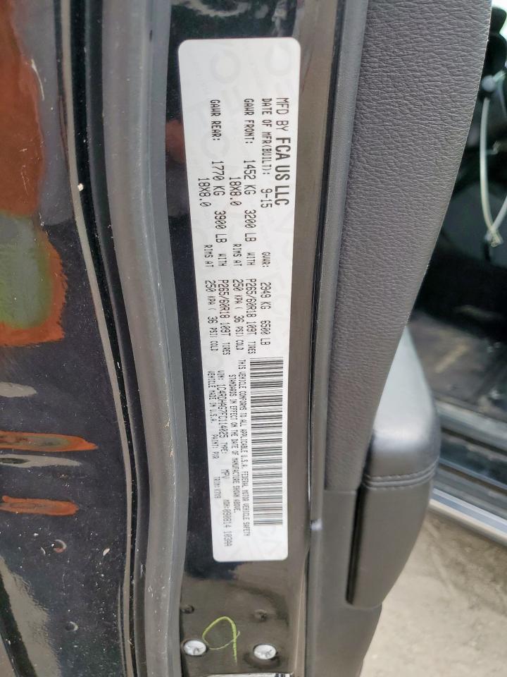 2015 Dodge Durango Sxt VIN: 1C4RDHAG7FC114025 Lot: 67148095