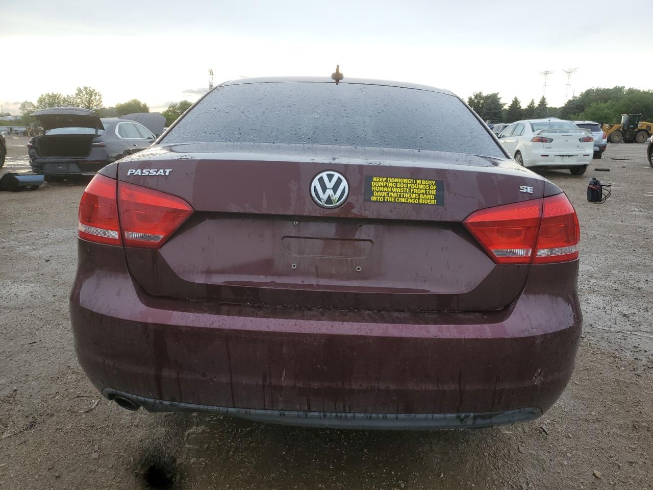 2012 Volkswagen Passat Se VIN: 1VWBP7A35CC083852 Lot: 65082485