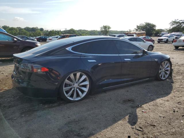 Hatchbacks TESLA MODEL S 2012 Granatowy