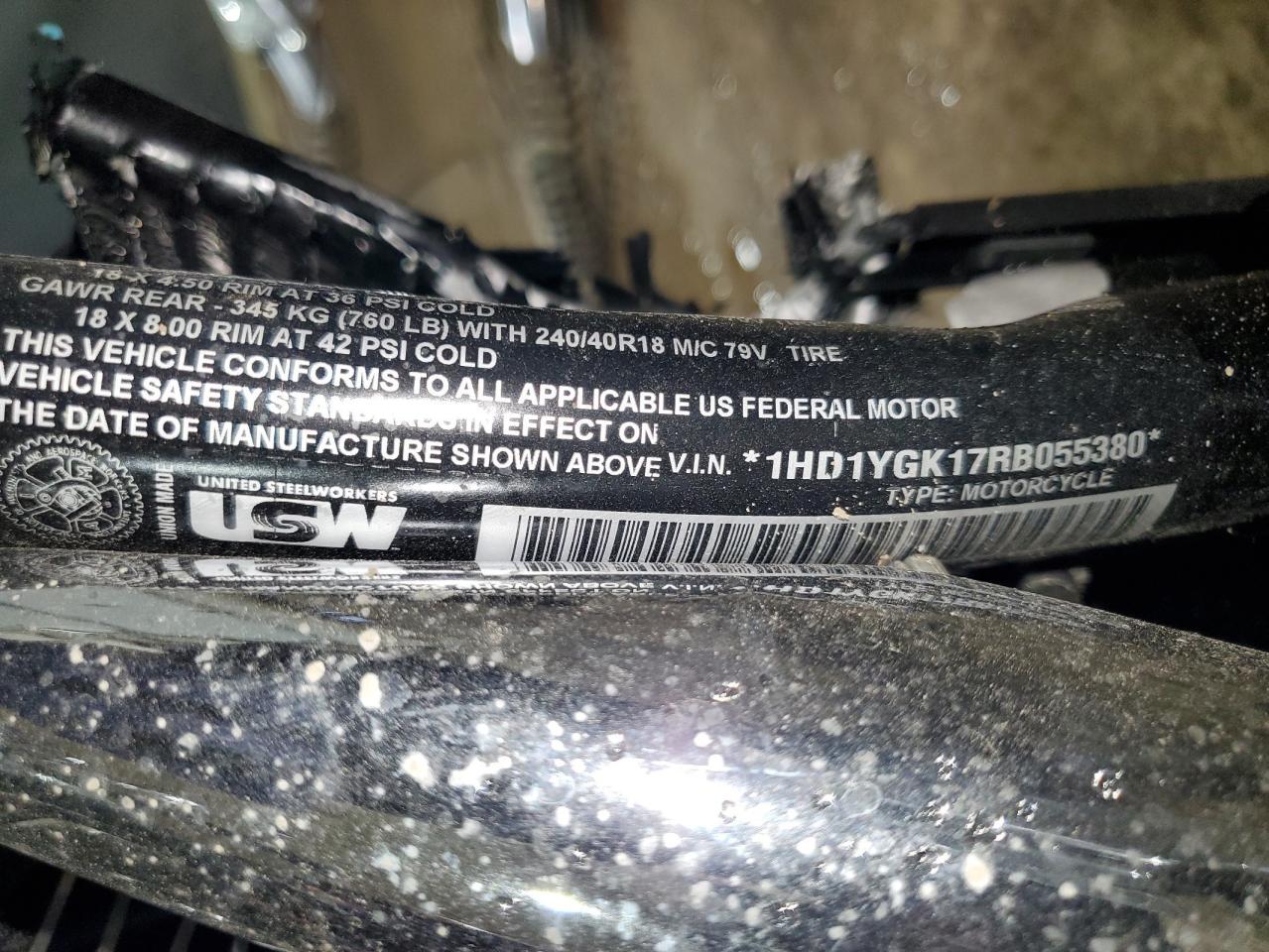 2024 Harley-Davidson Flfbs VIN: 1HD1YGK17RB055380 Lot: 64566795