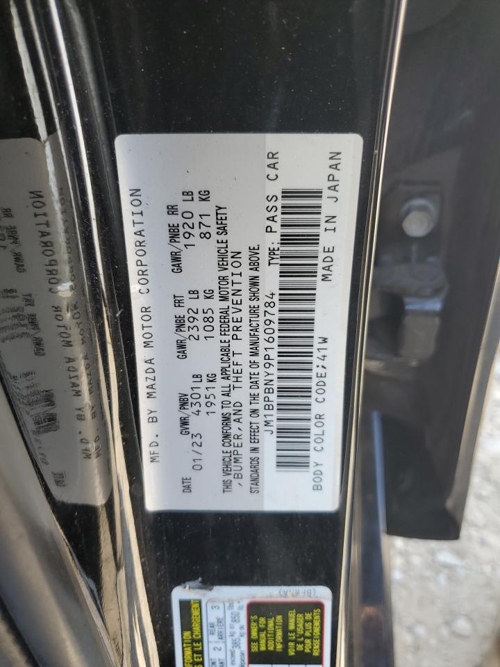 2023 Mazda 3 Premium Plus VIN: JM1BPBNY9P1609784 Lot: 66129665