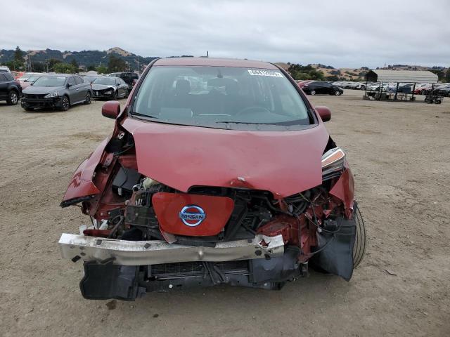  NISSAN LEAF 2015 Maroon