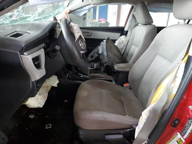  TOYOTA COROLLA 2015 Red