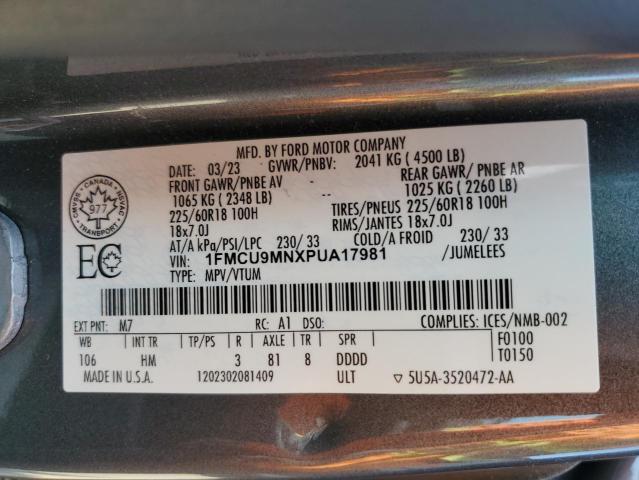 2023 FORD ESCAPE ST LINE  