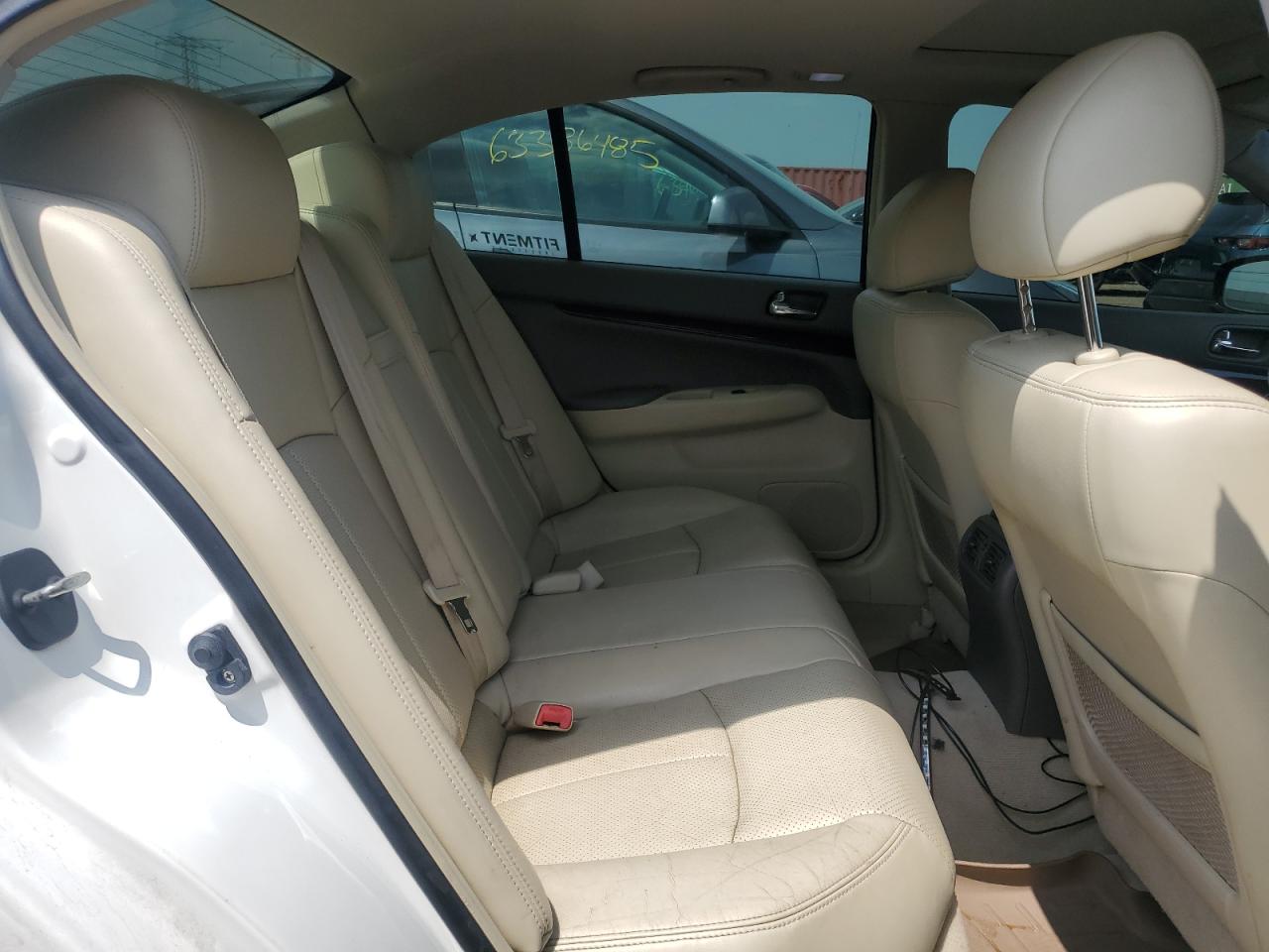 2011 Infiniti G37 VIN: JN1CV6AR2BM355619 Lot: 63448565