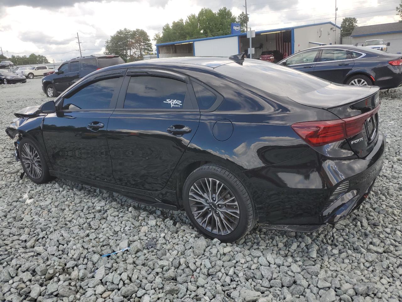 2022 Kia Forte Gt Line black null gas 3KPF54AD6NE509934 photo #3