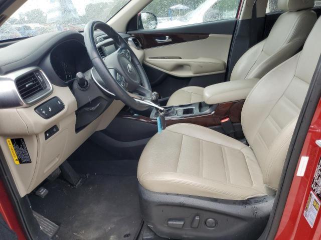  KIA SORENTO 2018 Red