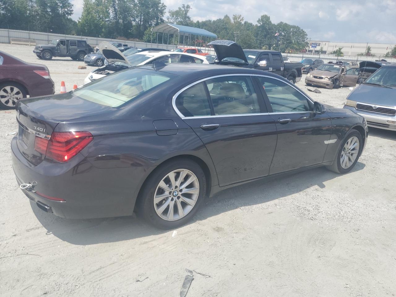 2014 BMW 740 I VIN: WBAYA6C58ED826649 Lot: 66338525