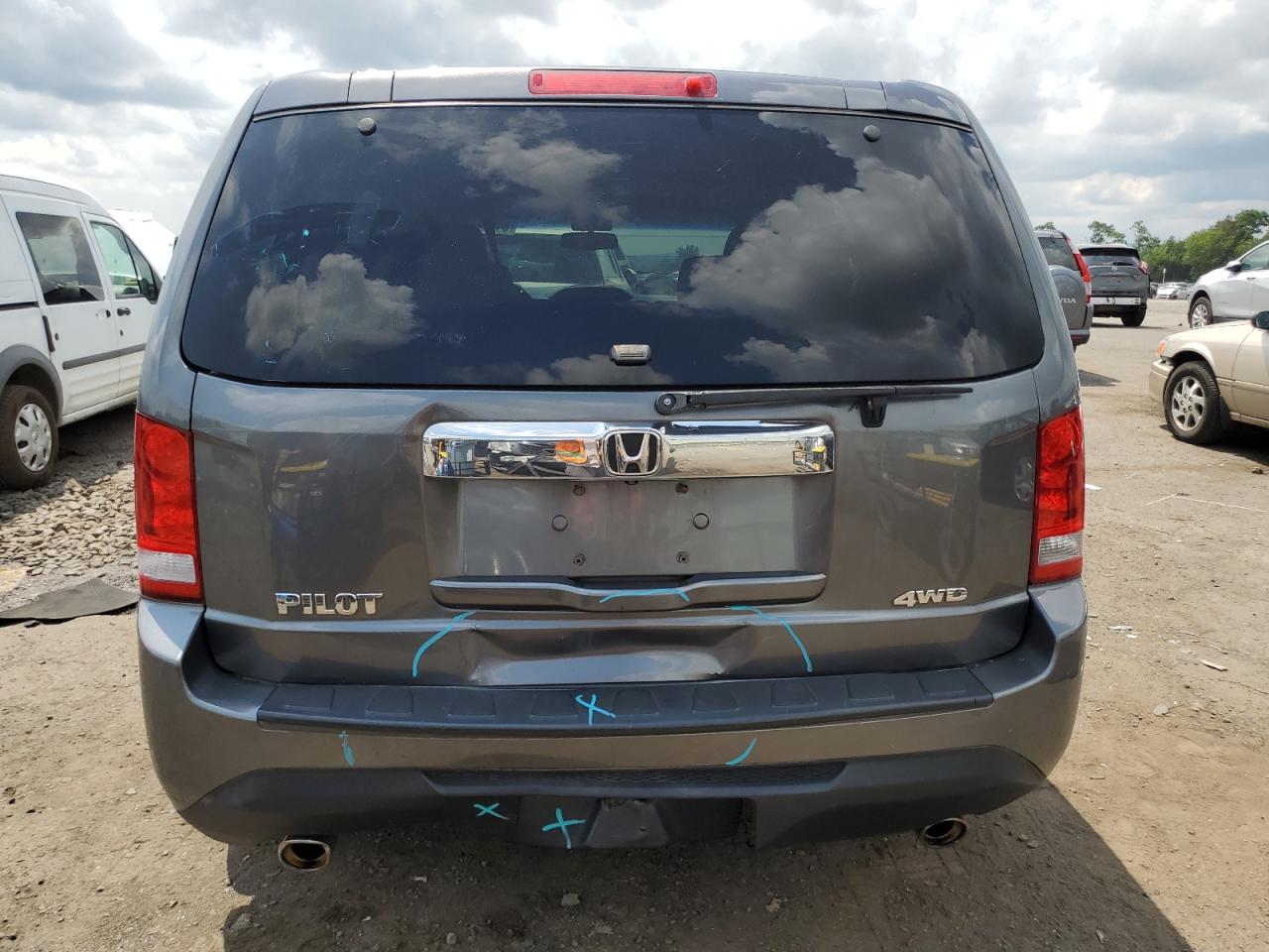 2012 Honda Pilot Exl VIN: 5FNYF4H54CB019973 Lot: 64614135
