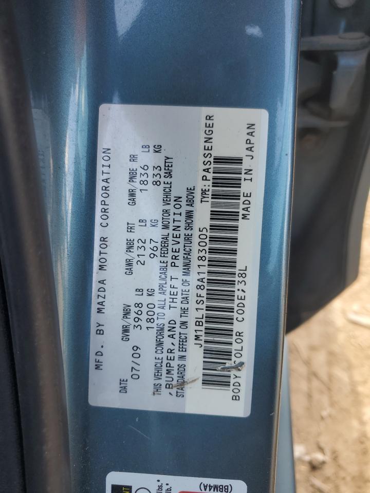 2010 Mazda 3 I VIN: JM1BL1SF8A1183005 Lot: 64764945