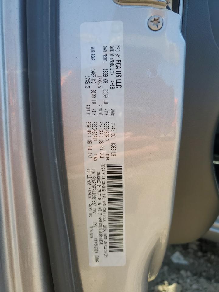 2018 Dodge Grand Caravan Gt VIN: 2C4RDGEG1JR281887 Lot: 65044295