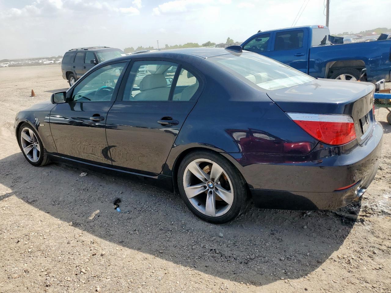 2008 BMW 528 I blue null gas WBANU535X8CT08685 photo #3