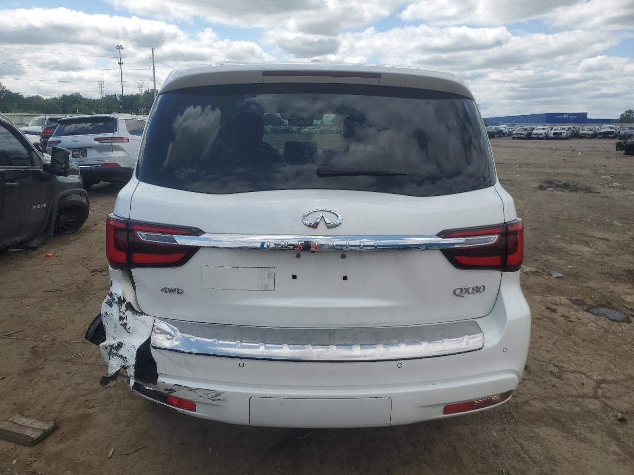 2022 Infiniti Qx80 Luxe VIN: JN8AZ2AE6N9290896 Lot: 63672845