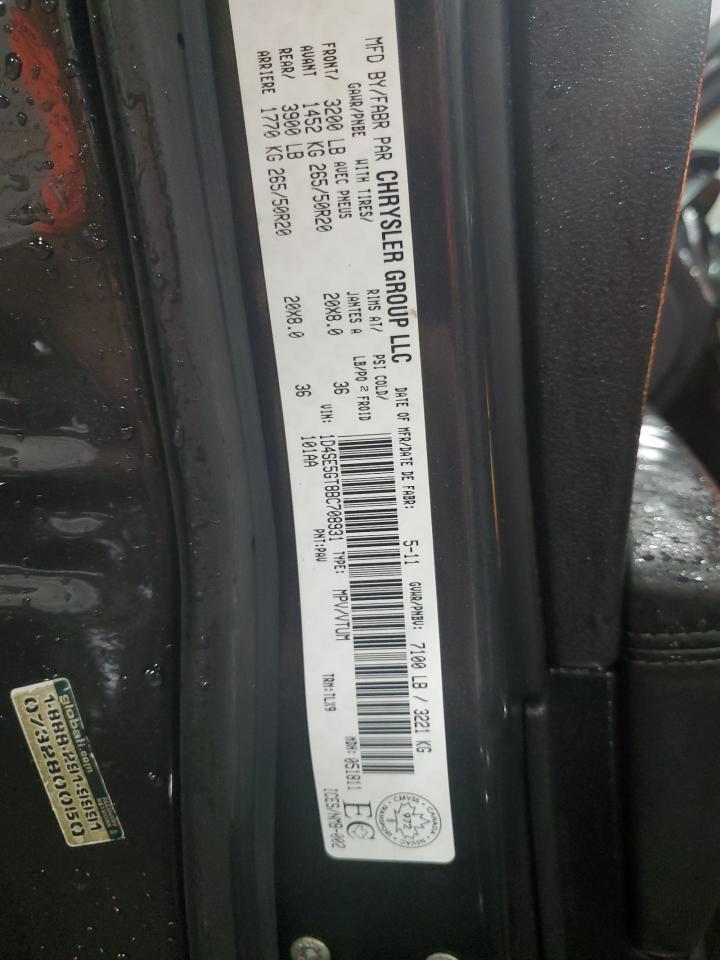 2011 Dodge Durango Citadel VIN: 1D4SE5GT8BC708931 Lot: 65620845