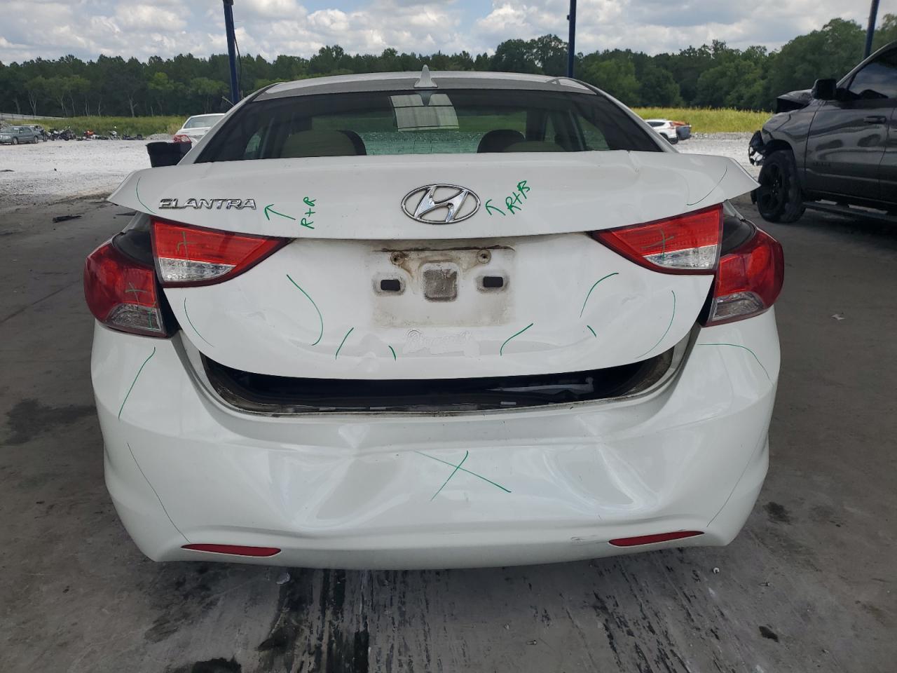 2013 Hyundai Elantra Gls VIN: 5NPDH4AEXDH382249 Lot: 64636045