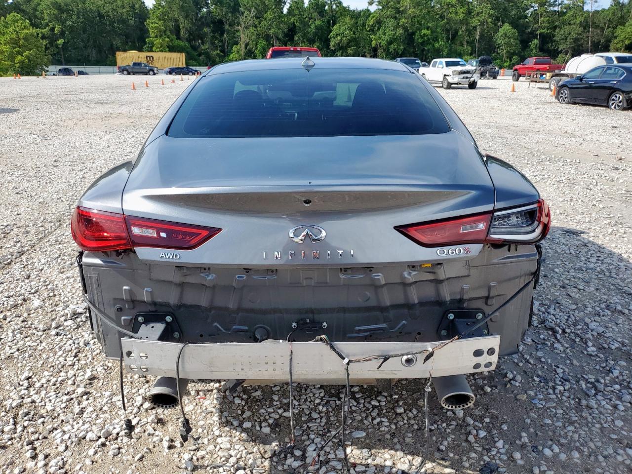 2021 Infiniti Q60 Red Sport 400 VIN: JN1FV7LL2MM560016 Lot: 64747895