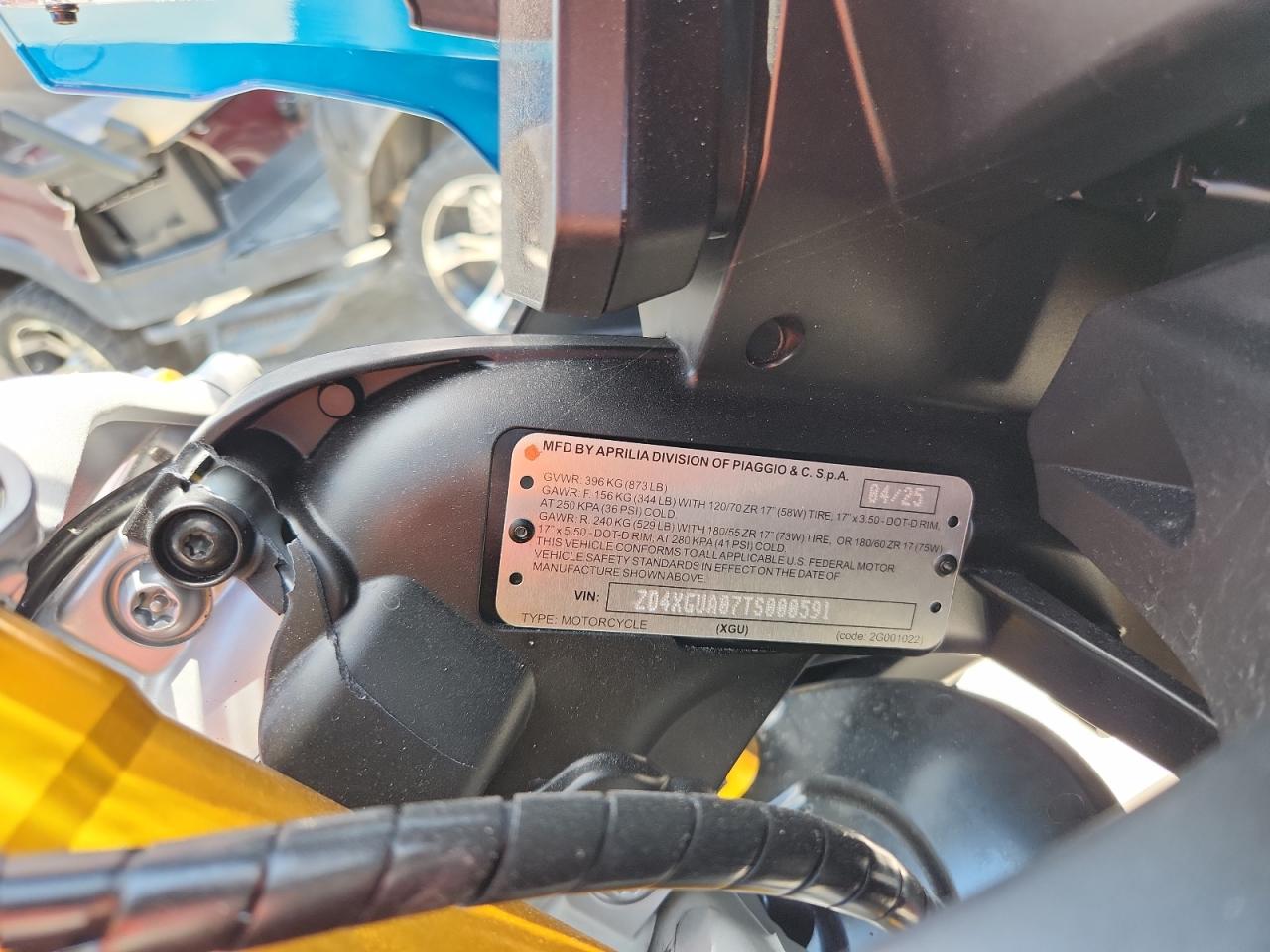 2026 Aprilia Rs 600 VIN: ZD4XGUA07TS000591 Lot: 64665635