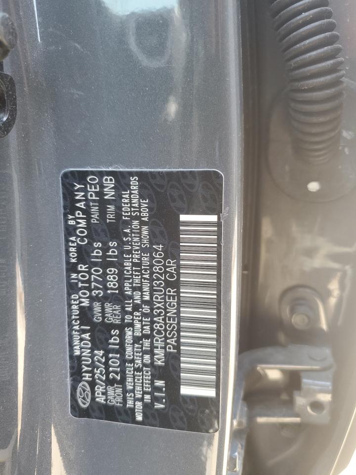 2024 Hyundai Venue Sel VIN: KMHRC8A3XRU328064 Lot: 66622695