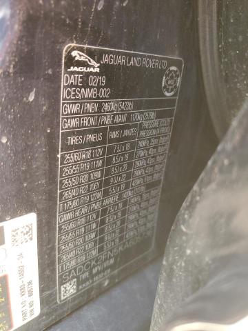 2019 JAGUAR F-PACE PRESTIGE  