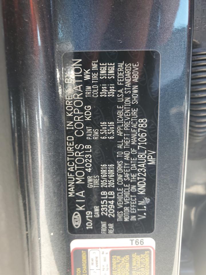 2020 Kia Soul Lx VIN: KNDJ23AU8L7106788 Lot: 66615725