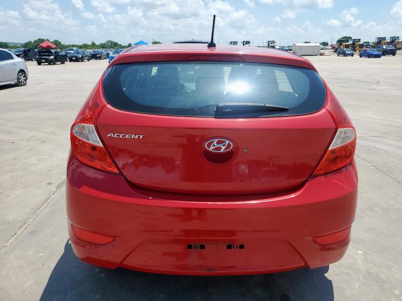  HYUNDAI ACCENT 2015 Красный