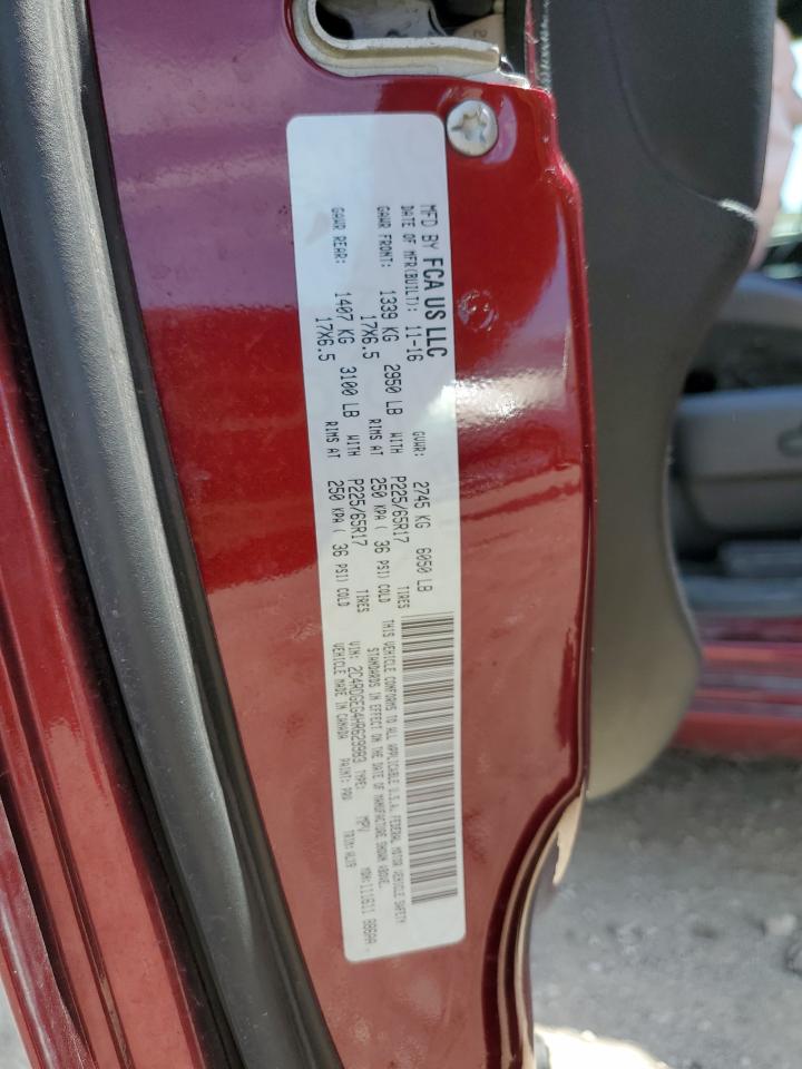 2017 Dodge Grand Caravan Gt VIN: 2C4RDGEG4HR629983 Lot: 63570615