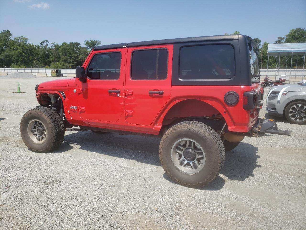2018 Jeep Wrangler Unlimited Sport VIN: 1C4HJXDN6JW198418 Lot: 64064375